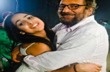 Shekhar Kapur with daughter Kaveri Kapur.