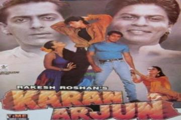 Poster of Salman Khan and Shah Rukh Khan starrer "Karan Arjun".