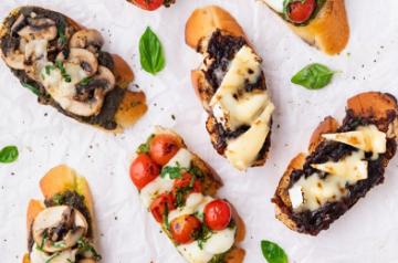 ASSORTED VEG BRUSCHETTA