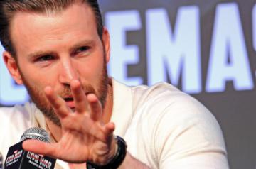 Chris Evans. (Xinhua/Then Chih Wey/IANS)