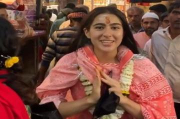 Netizens are shocked to see actress Sara Ali Khan attending Ganga arti and walking in crowded streets of Varanasi despite coronavirus pandemic. Sara on Monday took to Instagram and posted a video in which she is seen  giving a short tour of one of the crowded streets of Varanasi.