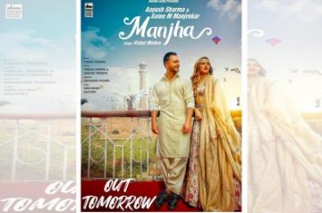 Actors Aayush Sharma and Saiee Manjrekar have featured in a music video, titled "Manjha". The romantic song, which is sung by Vishal Mishra, is already out on YouTube. Its video was shot in Delhi.