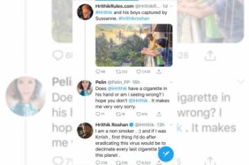 If Hrithik was Krrish, he'd decimate COVID and cigarettes.