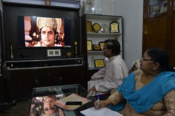 Compared to the pre-Covid period, television viewership in India increased by 40 per cent as more and more people stay at home due the restrictions, said a report on Thursday. (Photo: IANS)