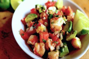 Shrimp & Avocado Salad 