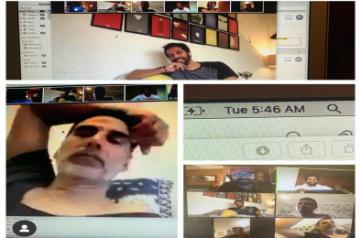 Akshay Kumar has virtual meeting with upcoming film's crew at 5:46 am.
