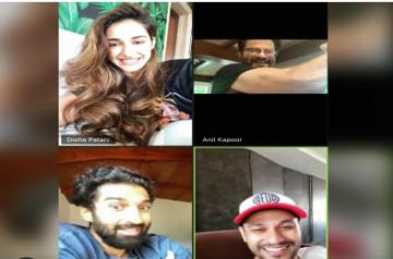 Disha Patani's 'quarantine reunion with my favourite boys'.