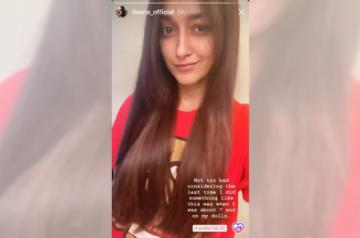 Lockdown diaries: Ileana D'Cruz cut her own hair.