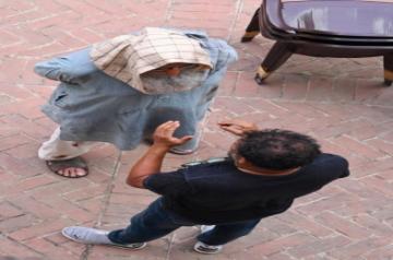 Big B on use of prosthetics and back pain during 'Gulabo Sitabo' shoot.