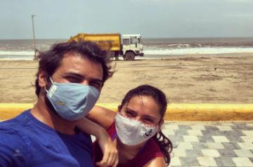Shabir, Kanchi go cycling for 20km, COVID precautions in place.