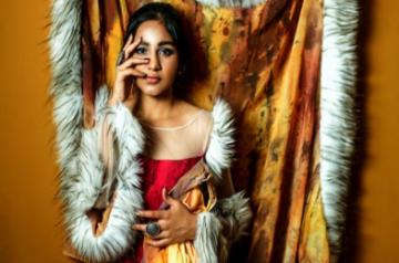 Hand Dyed, Natural, Fashion Shoot Project, designed by Ishwariya Ramesh, FAD student at Vogue Institute of Art and Design