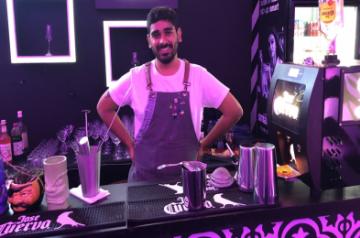 Dushyant Tanwar, Brand Manager and Mixologist for Monika Enterprises