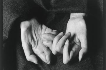 Unidentified photographer. Stephen Hawking's hands, c. 2000