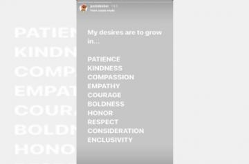 Justin Bieber shares his desire to help others in need.