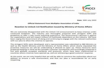 Exhibitors disappointed by MHA's decision to keep cinemas under lockdown