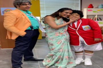'Naagin' star Jasmin Bhasin is Bharti Singh's mom in comedy show.