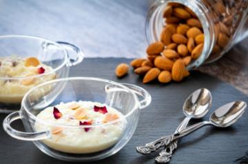 Almond & rose kheer