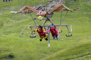 Adventure junkies in Switzerland