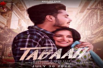 Gurnazar Chattha's new song 'Tabaah' talks of 'pain of love'.