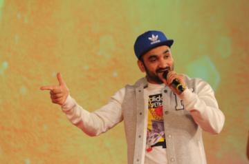 New Delhi: Singer Fazilpuria performs during India Today Safaigiri Awards function in New Delhi, on Oct 2, 2017. (Photo: IANS)