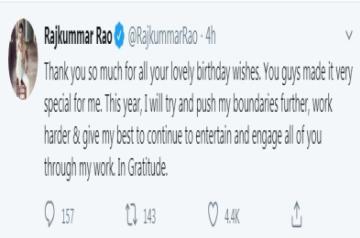Rajkummar Rao reveals his birthday resolution