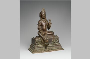 Manjushri, the Bodhisattva of Transcendent Wisdom, 10th century (Gift of Mr. and Mrs. A. Richard Benedek, 1978, Source: The Met)