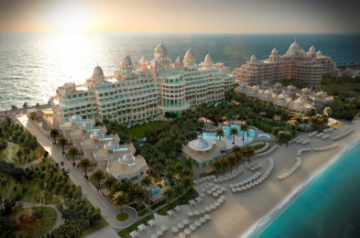 Raffles The Palm Dubai- Aerial Exterior
