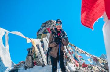 India’s Most Popular Rider Girl Vishakha Rides From Lukla To Everest Base Camp In Nepal To Spread Awareness On Melting Glaciers In The Himalayas