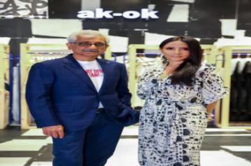 Darshan Mehta MD RBL & Anamika Khanna @AKOK Fashion installation