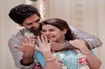 Sundeep Kishen's post on Aadhi-Nikki's engagement wins hearts.