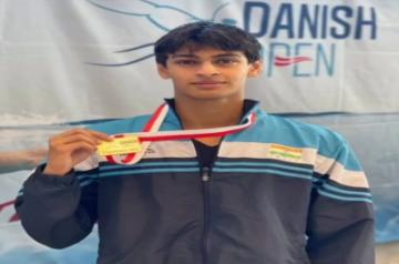 After having won a silver, Madhavan's son Vedaant now wins gold in Denmark Open.