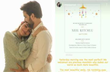 Kajal and Gautam Kitchlu name their son 'Neil Kitchlu'