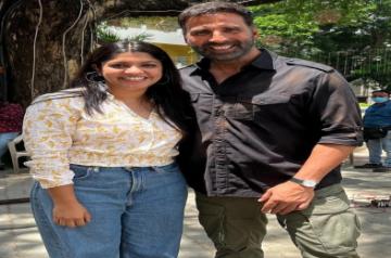 Meeting Akshay Kumar was overwhelming, says actress Aparna Balamurali.