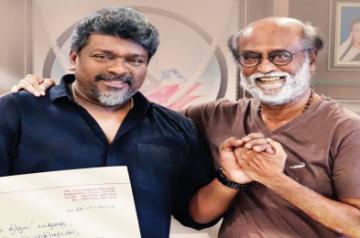 Rajinikanth congratulates Parthiban for 'Iravin Nizhal'.
