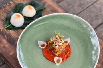 Jackfruit Sorpotel with Toddy Sannas