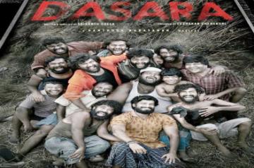 'Dasara' makers release Friendship Day poster featuring Nani, Keerthy Suresh and gang.