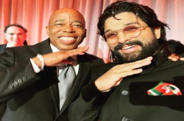 Allu Arjun thanks New York Mayor for honouring him.