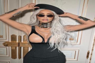 Kim poses almost 'naked' in gym photoshoot