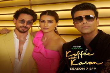 Kriti Sanon 'Koffee With Karan' story. Please remove the branding