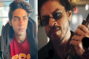 Shah Rukh Khan and Aaryan Khan.