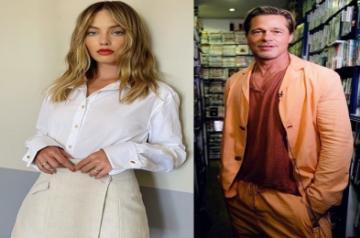 Brad Pitt and Margot Robbie.(photo:instagram)