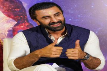 Ahmedabad: Bollywood actor Ranbir Kapoor at a press conference during a promotion of their film 'Brahmastra', in Ahmedabad on Thursday, Sept. 15, 2022. (PHOTO: IANS/Siddharaj Solanki)