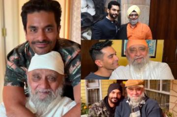 Cricket legend Bishan Singh Bedi meets Pakistani cricketers, son Angad Bedi gets emotional