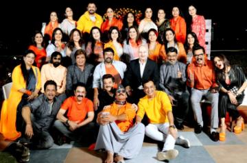 Eighties stars get together for a reunion at Jackie Shroff's home.