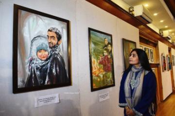 Artist Deepa Soni portrays positive, peaceful and fearless Kashmir.