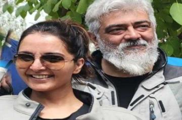 Ajith Kumar and Manju Warrier