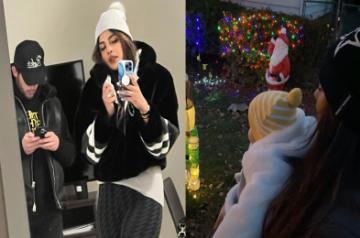 Priyanka Chopra Jonas takes daughter Malti out to show Christmas lights.(photo:Instagram)