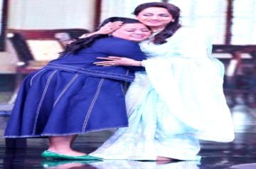 50 years of 'Seeta Aur Geeta': Hema Malini recreates a scene from movie.
