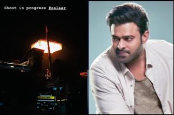 'Salaar' makers drop night shoot pic, indicate Prabhas movie on track