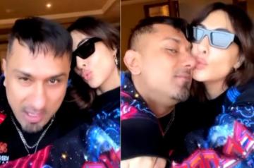 Honey Singh sings 'Meri jaan' for girlfriend Tina Thadani, shares video.